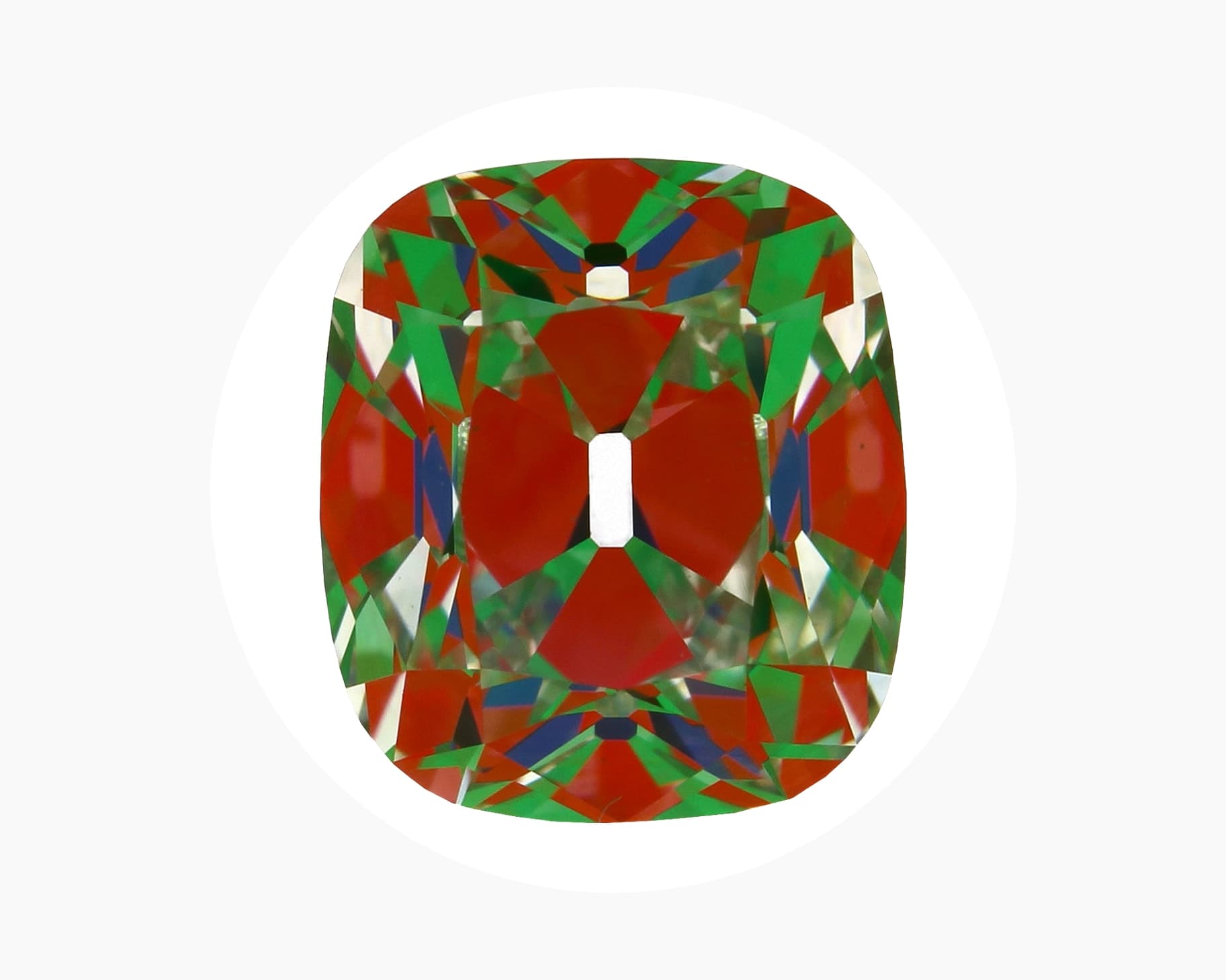 ASET image of 1.05ct Ideal Antique Cushion OMB Diamond