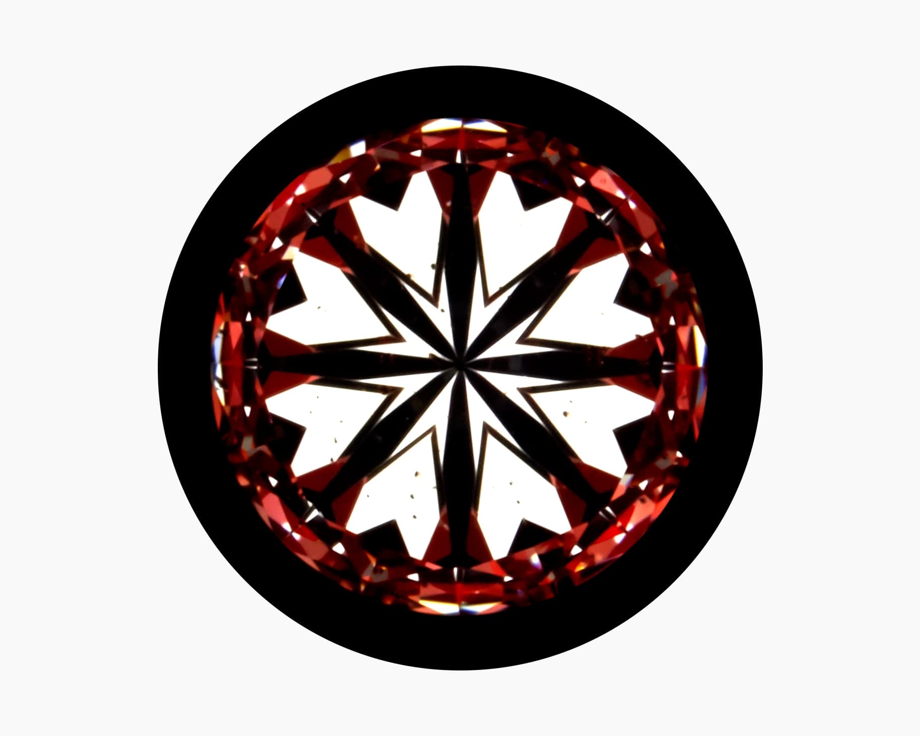 Hearts image of 1.23ct Ideal Hearts & Arrows Round Diamond