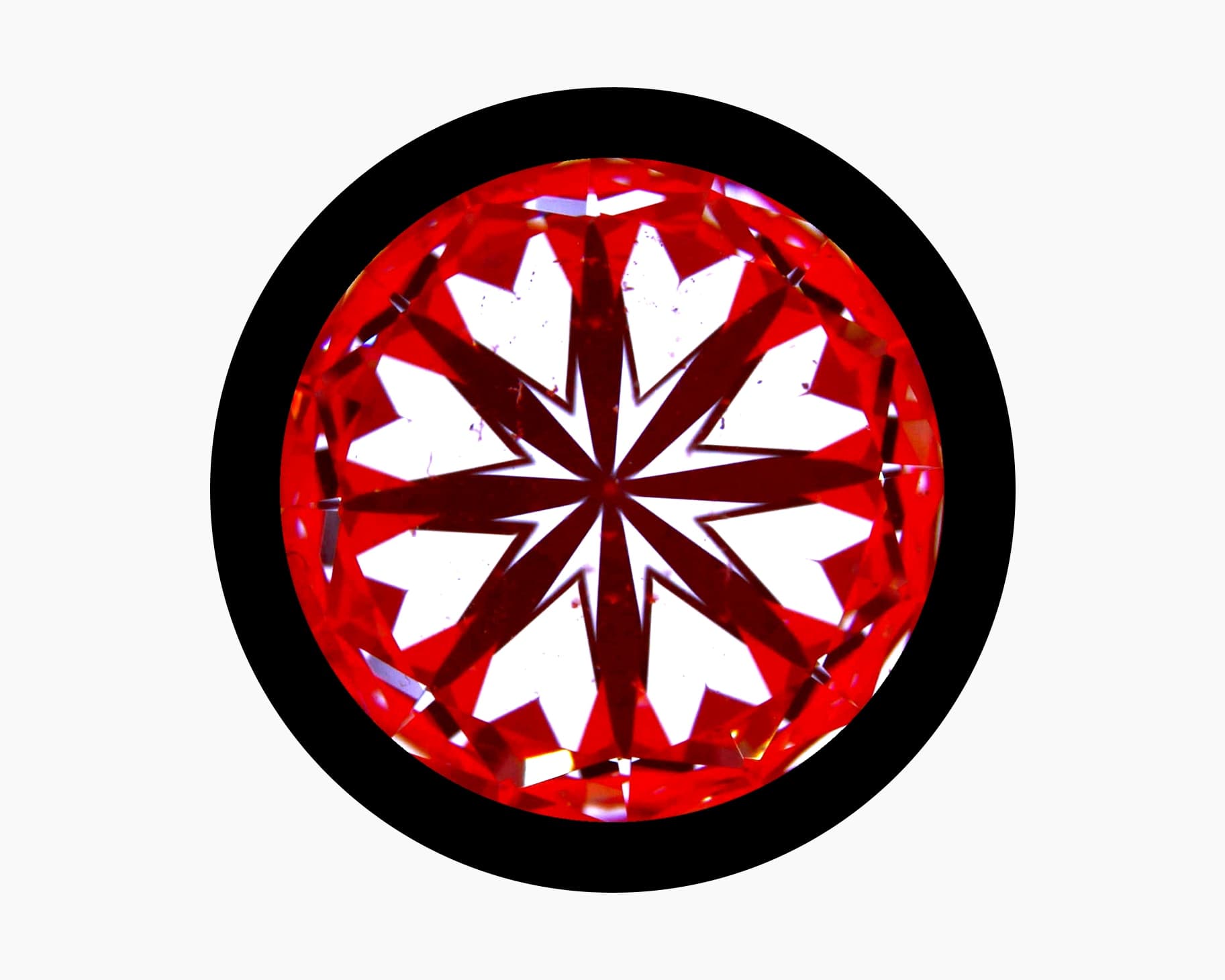Hearts image of 1.53ct Ideal Hearts & Arrows Round Diamond
